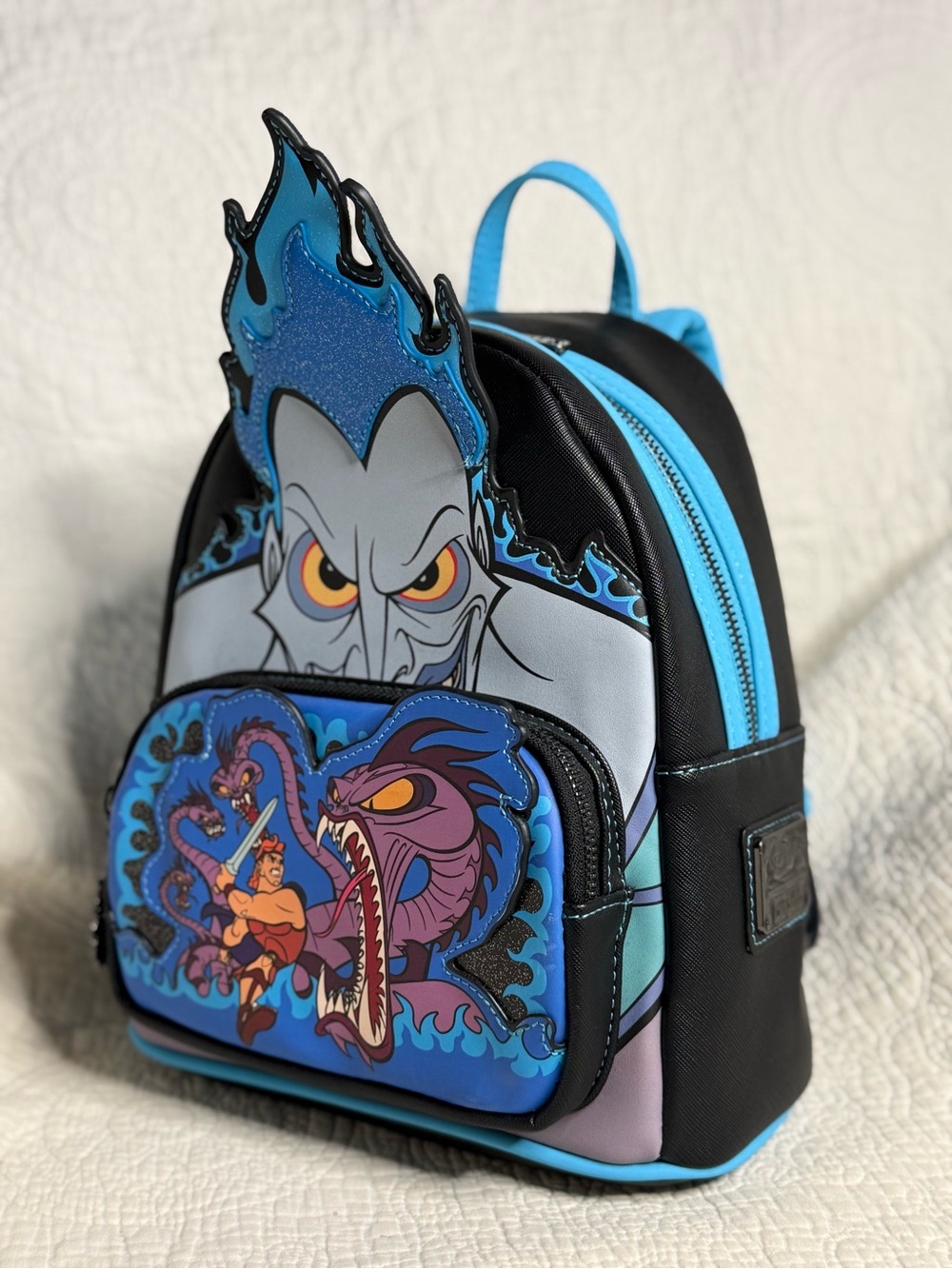 Loungefly Hades Flame Graphic Mini Backpack - Men Bags - Picture 6 of 16